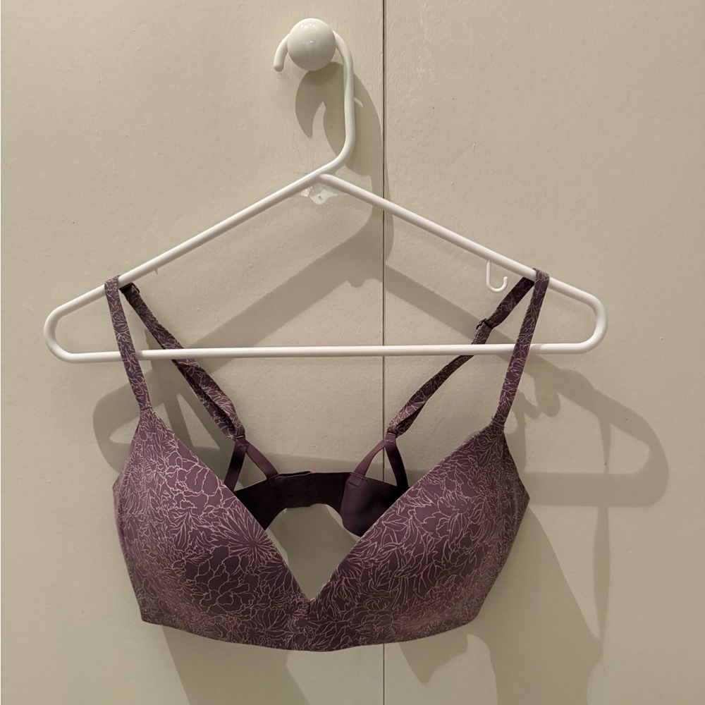 Lululemon Athletica Purple Floral Bra